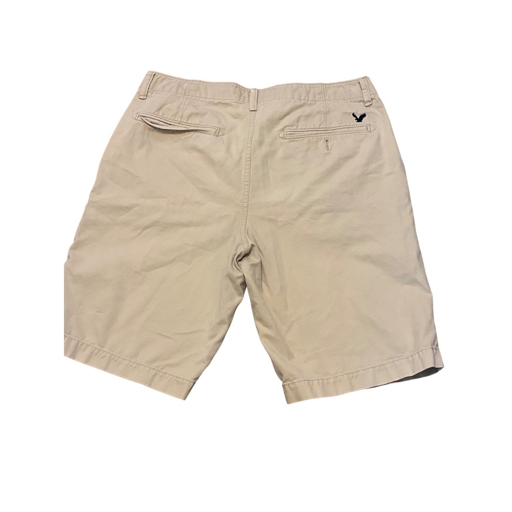 American Eagle Outfitters Mens Longboard Chino Shorts Tan Khaki Vintage Size 32